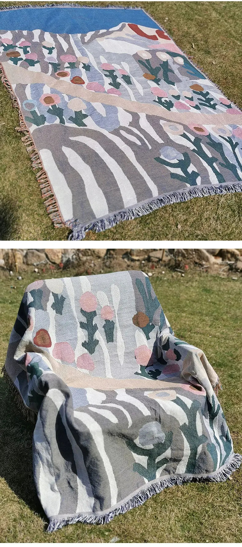 Jacquard Throw Blanket